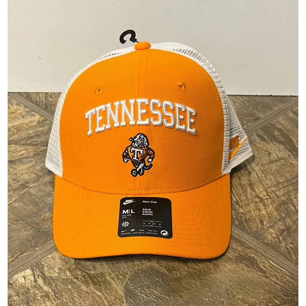 Nike Rise Cap Tennessee Volunteers Mens M/L Orange New Trucker Hat